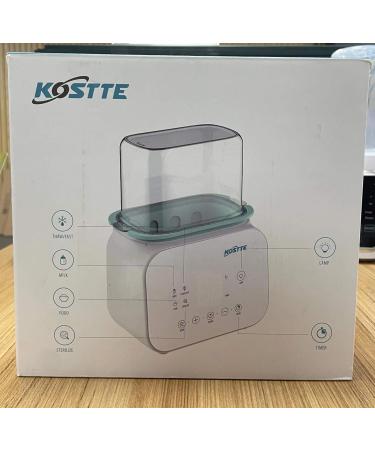 KOSTTE Double Baby Bottle Warmer with Accurate Temperature Control - Fast Electric Heater for Breastmilk or Formula - White - Buy Online on GoSupps.com