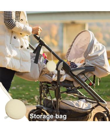 Buy Waterproof Silicone Pacifier Container - Travel-Friendly Holder for Cash & Keys - Light Yellow Zip Storage Bag - Buy Online on GoSupps.com