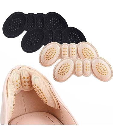Heel Pads for Shoes Prevent Rubbing and Slipping 2 Pairs of Anti-Slip Heel Grips Liner Cushions Inserts for Women and Men