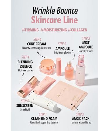 KAHI Wrinkle Bounce Skin Fit Blending Essence | Hydrating Daily Face Moisturizer for Dry & Combination Skin | Korean Skincare for Men & Women 1.01 fl oz - Buy Online on GoSupps.com