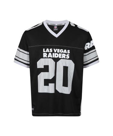 Recovered NFL T-Shirt Jersey Trikot American Football Fanshirt Teamlogo Number Summer Oversized 4XL Jersey-raiders-black-#33399