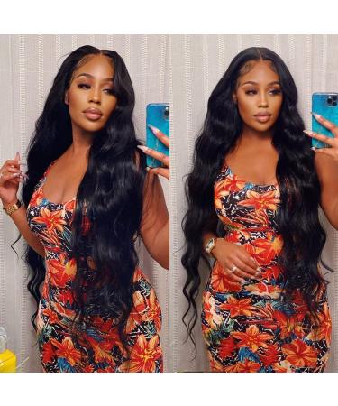 Body Wave Human Hair Bundles Body Wave 4 Bundles (22 24 26 28 Inch) Brazilian Virgin Remy Hair Weave Human Hair Body Wave Bundles Hair Extension Natural Color 22 24 26 28 Body Wave Bundles