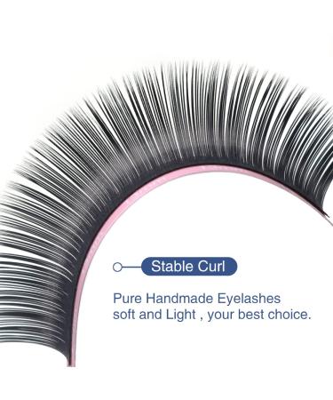 Mink Matte Ellipse Flat Eyelash Extensions 0.20mm C Curl 9mm - Rich Black Soft | Professional Salon Use - Buy Online on GoSupps.com