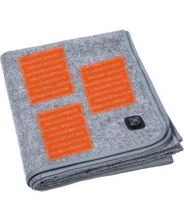 Jildouf Heated Felt Blanket | 160x150 cm Electric Heating Blanket for Cold Weather | Multifunctional Winter Bed Warmer - Buy Online on GoSupps.com
