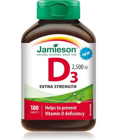 Jamieson Salmon and Fish Oil 1 000 mg & Vitamin D 2500IU NEW 180 Tablets SUPPLEMENT + VITAMIN 9658 - Buy Online on GoSupps.com
