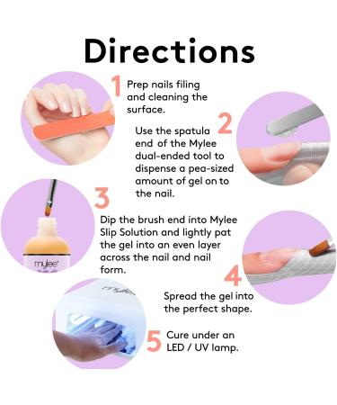 Mylee Slip Solution 125ml for Builder Gel Nail Tips & Extensions - UV/LED Liquid Solution - Buy Online on GoSupps.com
