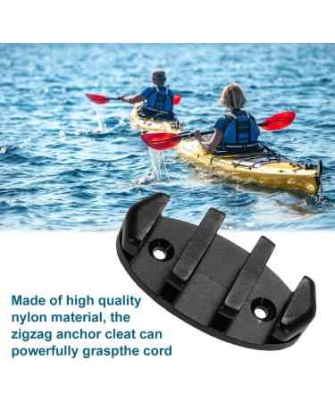 2PCS Yetaha Zig Zag Anchor Cleat - Black Nylon Kayak Cleats for Canoes & Boats - Buy Online on GoSupps.com