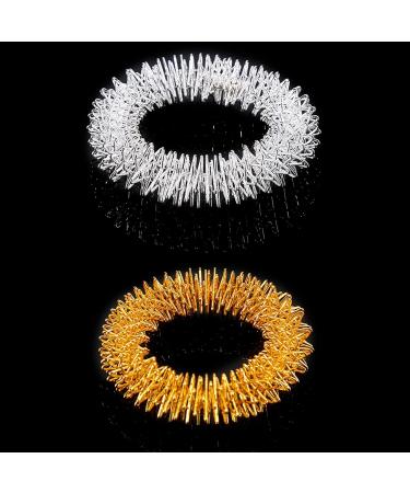Buy Stainless Steel Massage Fidget Rings | Acupressure Acupuncture Bracelets for Wrist & Hand Relief - International Shipping - Buy Online on GoSupps.com