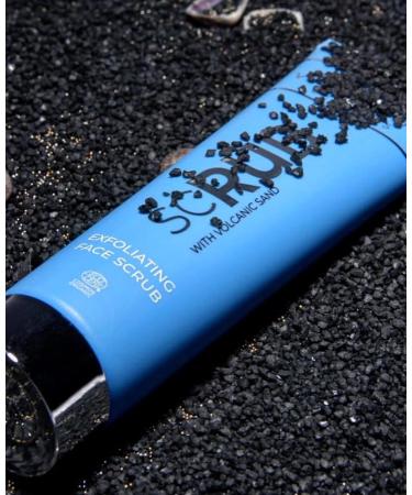 Organic Exfoliating Face Scrub - Icelandic Black Volcanic Sand & Rowanberries - Gentle Face Wash for All Skin Types - 2 Fl Oz - International Shipping Available - Buy Online on GoSupps.com