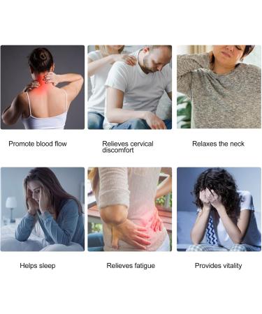 Neck Massage Device | Electrically Heated Pulse Massager | 6 Modes for Tiredness Relief & Muscle Relaxation | Hot Compress Cervical Spine Massager - Shop Internationally - Buy Online on GoSupps.com