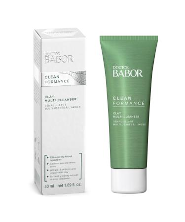 Doctor Babor Clay Multi-Cleanser for every skin mild cleaning and cleaning mask pre-/probiotics complex vegan formula 1 x 50 ml - Buy Online on GoSupps.com