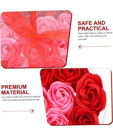 POPETPOP 2pcs Valentine's Day Present Valentines Day Flower Bouquet Never Withered Roses Floral Scented Bath Soap Preserved Rose Flower Scented Rose Petals Asmr Delicate Flowers Soap Flower 1 count (Pack of 1) As Shownx2pcs - Buy Online on GoSupps.com