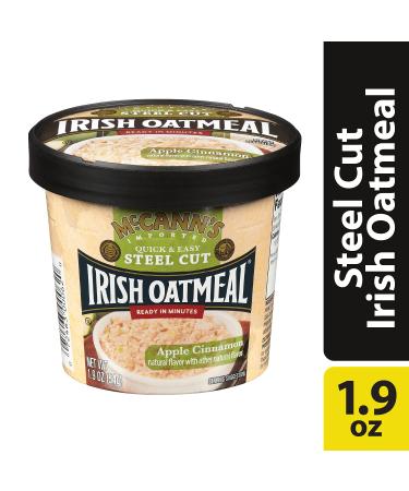 McCann's Instant Oatmeal Cup - Apple Cinnamon, 1.9 oz (Pack of 12) | Delicious & Convenient Breakfast - Buy Online on GoSupps.com