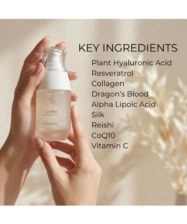 LaNouvel Cellular Hyaluronic acid Nutri Serum with Collagen / Elastin Peptides Dragon's Blood & Resveratrol 1oz NEW - Buy Online on GoSupps.com