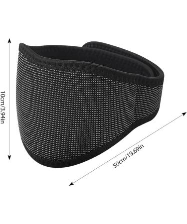 Rolempon Heated Neck Wrap - Magnetic Support for Fatigue Relief | Portable Wormwood Neck & Shoulder Protector - Unisex Black - Buy Online on GoSupps.com