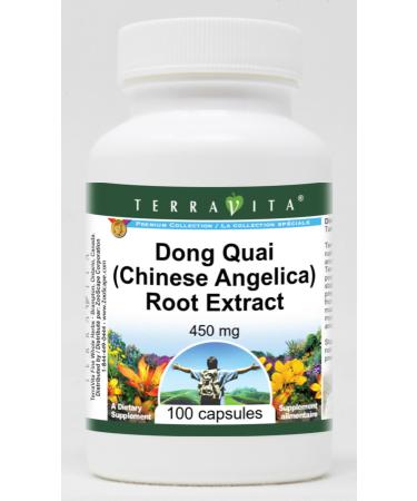 Dong Quai (Chinese Angelica) Root Extract - 1% Ligustilide - 450 mg (100 Capsules ZIN: 513371)