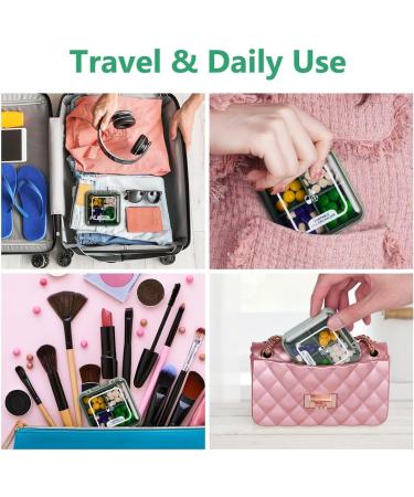 ACWOO Pill Dose Organizer - 7-Day Travel Medication Box with 4 Removable Compartments Moisture-Resistant Green | Perfect for Daily Use & International Shipping - Buy Online on GoSupps.com
