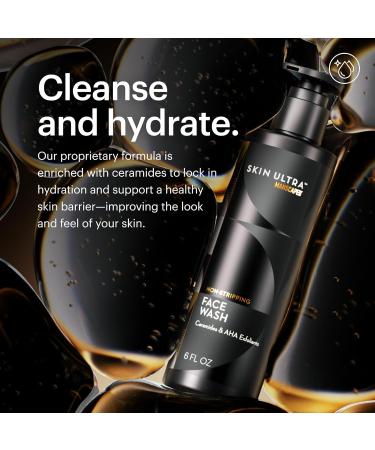 MANSCAPED Skin Ultra Daily Regimen - Men's Skincare Routine Essentials with Face Wash Face Moisturizer & Brightening Serum Formulated with A Ceramide Complex for Cleansing Exfoliating & Hydration - Buy Online on GoSupps.com