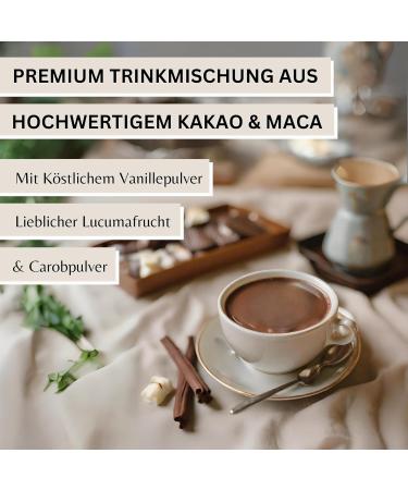 Buy Makao Classic Organic Raw Vegan Chocolate Drink Powder - Sugar-Free Superfood Cocoa Maca Lucuma Carob Hot Chocolate (190g) | Pureeraw - Buy Online on GoSupps.com