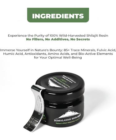 Purest Himalayan Healing Shilajit - 30g | Fresh & Authentic | Direct from Skardu - Buy Online on GoSupps.com
