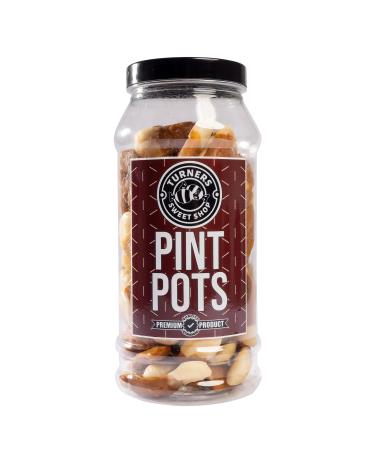 Pint Pots - 500g by Turners Sweet Shop Traditional Retro Gift Jar Classic Original Pick & Mix Sweets Quality Confectionary Fantastic Gifts for Him Her or Them