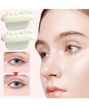 Bottom Eyelash Stamp Ink Pad for Lower Eyelash Stamp 1 Pair Makeup Stamp for Eyes Reusable Makeup Stamp for Eyes Stamp for Lower Eyelashes - Buy Online on GoSupps.com