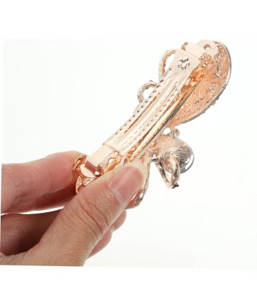 FRCOLOR Metal headgear ponytail hair accessories fashionable and versatile Miss bow tie rhinestones French french hair pin hair pins bow clips for hair Holder dense alloy - Buy Online on GoSupps.com