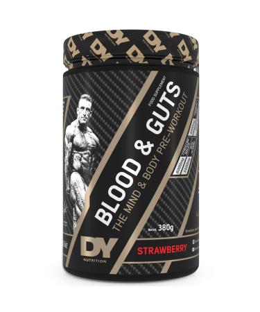 DY Nutrition - Blood and Guts Pre-Workout 380g (Strawberry) Strawberry 20 Servings (Pack of 1) - Buy Online on GoSupps.com