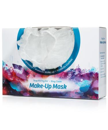 True Fit Try On Makeup Mask - 25 Disposable Cosmetic Masks for Face and Hair Protection - Buy Online on GoSupps.com