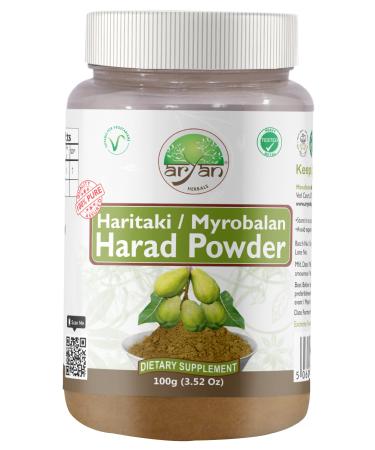 ARYAN HERBALS Harad or Haritaki (Terminalia Chebula) Powder 100gm