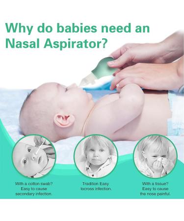 Reusable Anti-Reflux Baby Nasal Aspirator - Soft Silicone Nose Cleaner for Infant Newborn Toddlers (Pink, One Size) - Buy Online on GoSupps.com