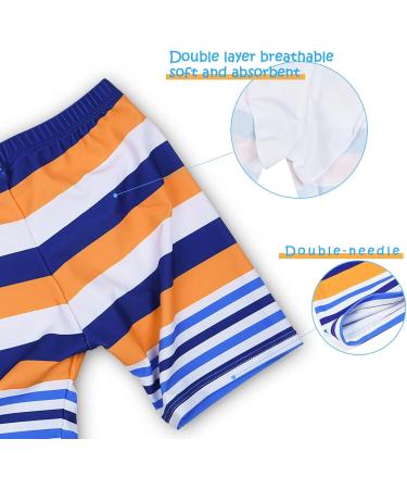 Buy AMZTM Baby Boys UV Protection Dinosaur Swim Set | White Swim Shorts & Swimwear for Kids - International Shipping Available - Buy Online on GoSupps.com