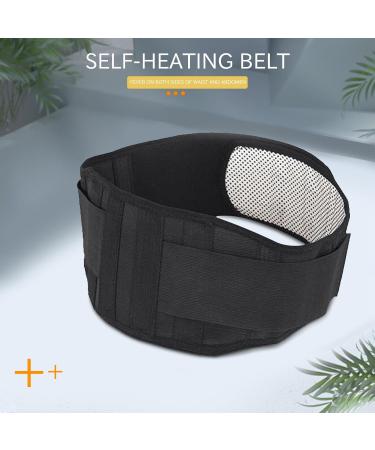 Warm Adjustable Tourmaline Self-Heating Magnetic Therapy Back Support Belt - Lumbar Spine Massage & Healthcare - Buy Online on GoSupps.com