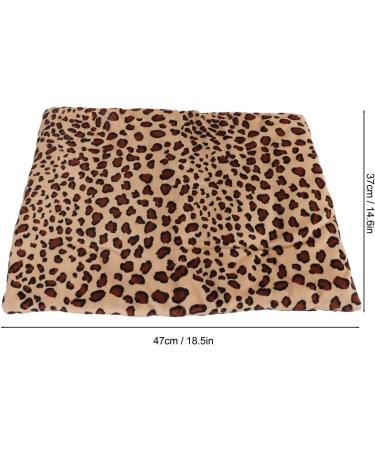 WOOXKEHM USB Heating Pillow - Portable Heated Travel Blanket | 9W Adjustable Temperature | Washable Foldable Leopard Print | Wet & Dry Heat Therapy for Pain Relief - Buy Online on GoSupps.com