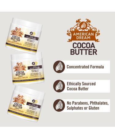 American Dream Cocoa Butter Lemon Solid Complex - 2oz Travel Size | Moisturizing & Nourishing | Shop Internationally - Buy Online on GoSupps.com