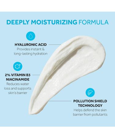 No7 HydraLuminous+ Hydrating Whipped Day Cream | Hyaluronic Acid & Niacinamide Moisturizer for Healthy Skin | 1.69 Fl Oz - International Shipping Available - Buy Online on GoSupps.com