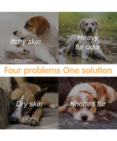 Nobleza Dog Shampoo for Itching & Mites - Natural Extract Sensitive Formula for Cats & Puppies (500ml) - Anti-Bacterial Relieves Skin Irritation - Buy Online on GoSupps.com