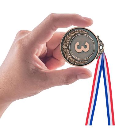 IHPUKIDI 12 Pack Gold Award Medals - Olympic Style Metal Winner Prizes for Sports Competitions - 2 Inches Gold Silver Bronze - Buy Online on GoSupps.com
