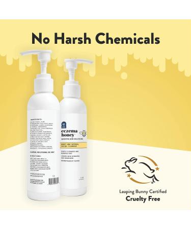 Eczema Honey Oatmeal Facial Cleanser - Gentle Daily Face Wash for Dry, Itchy, Sensitive Skin (6 Oz) - Buy Online on GoSupps.com