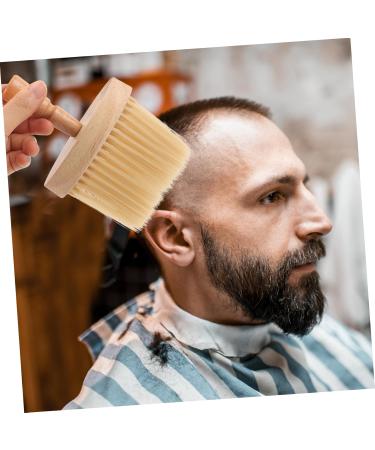 Buy Beaupretty Tool Dustwedel Hairdresser Razor Brush | Wooden Handle Salon Hairdressing Brush - Perfect for Professionals & Makeup Artists - Buy Online on GoSupps.com