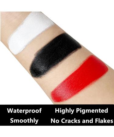 Go Ho Black Face Paint | Easy-to-Use Waterproof Oil-Based Stick for Halloween Cosplay Zombie & Goth Makeup - Buy Online on GoSupps.com