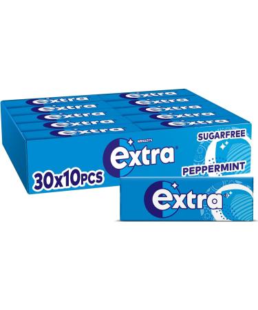 Extra Chewing Gum Sugar Free Peppermint Flavour Chewing Gum Bulk 30 Packs of 10 Pieces & Chewing Gum Sugar Free Spearmint Flavour Chewing Gum Bulk 30 Packs of 10 Pieces - Buy Online on GoSupps.com