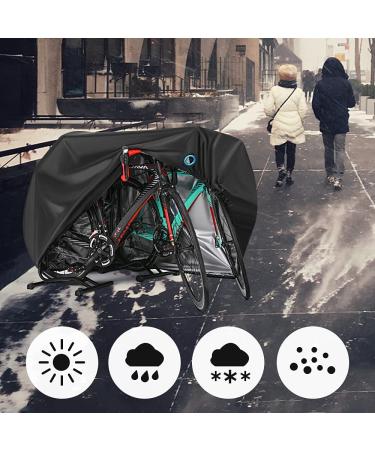 Waterproof Bike Cover for 2-3 Bikes | Outdoor, UV & Dust Resistant | Lock Hole Included | Heavy Duty and Black - Buy Online on GoSupps.com