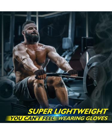 iHuan Weight Lifting Gloves - Callus Spot Protection for Men & Women | Ideal for Weightlifting, Exercise, Training, Fitness - Black (Small) - Buy Online on GoSupps.com