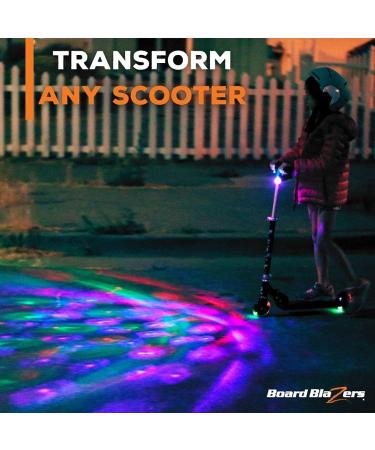 Board Blazers LED Disco Scooter Light - Red/White/Blue Night Riding Accessory for Kids & Adults - Perfect Christmas Gift Stocking Stuffer - Buy Online on GoSupps.com
