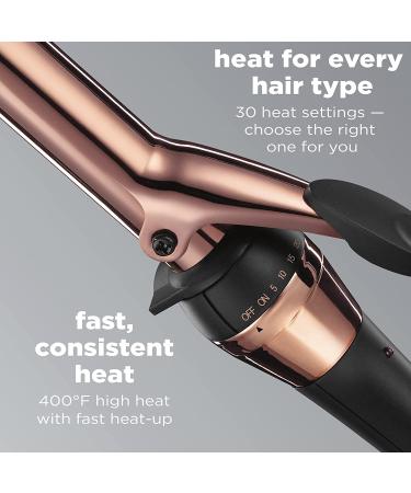 INFINITIPRO BY CONAIR 1-Inch Rose Gold Titanium Curling Iron for Classic Curls - Ideal for Short, Medium, and Long Hair - Buy Online on GoSupps.com