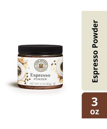 King Arthur Certified Kosher Espresso Powder 3oz - Reusable Plastic Jar | Pack of 1 - Buy Online on GoSupps.com