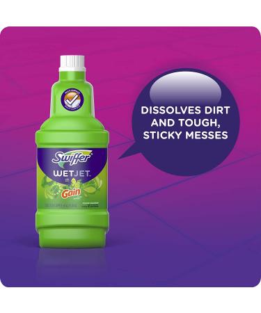 Swiffer WetJet Gain Scent Floor Cleaner Solution Refill 42.26 fl oz (Pack of 2) - Buy Online on GoSupps.com