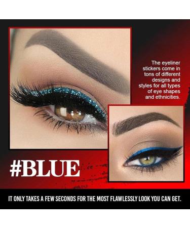 FashionCha Cat Eye Makeup Stencil Set - 2 Pairs Reusable Eyeliner Guides 3 Pcs 1 count (Pack of 1) - Buy Online on GoSupps.com