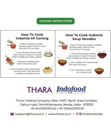 Indomie Mi Goreng Instant Noodles No Saturated Fat Pack of 10 800 Grams - Buy Online on GoSupps.com